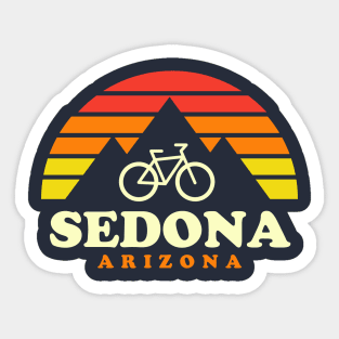 Sedona Arizona Mountain Biking Sedona Mtb Trails Retro Sticker